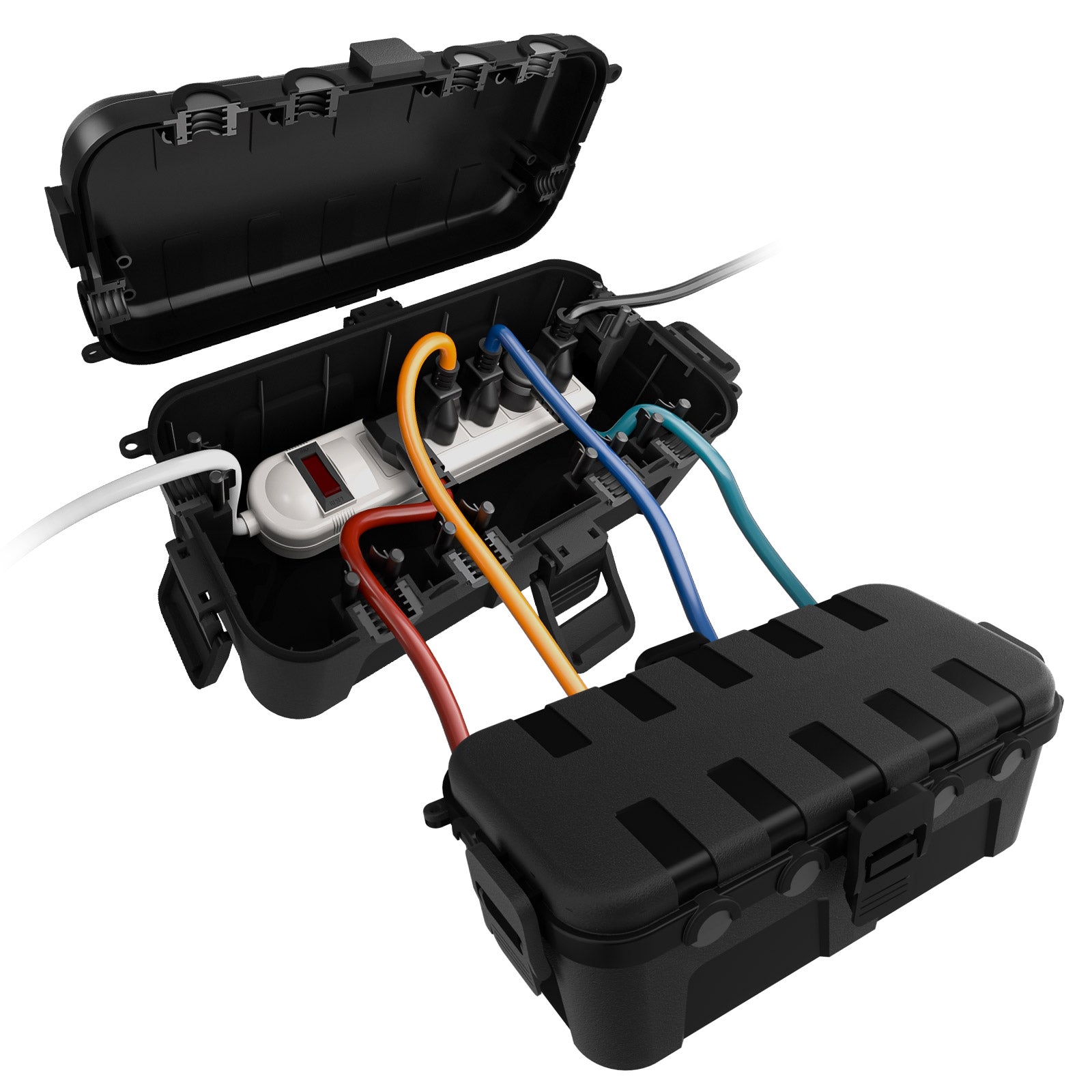 Flemoon IP54 Medium Outdoor Electrical Box (11.5x5.2x4 inch)