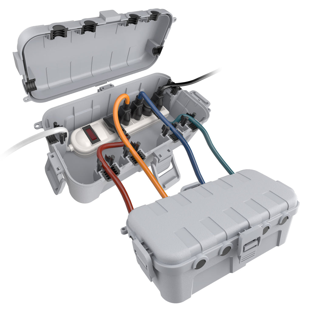 Flemoon IP54 Medium Outdoor Electrical Box (11.5x5.2x4 inch)