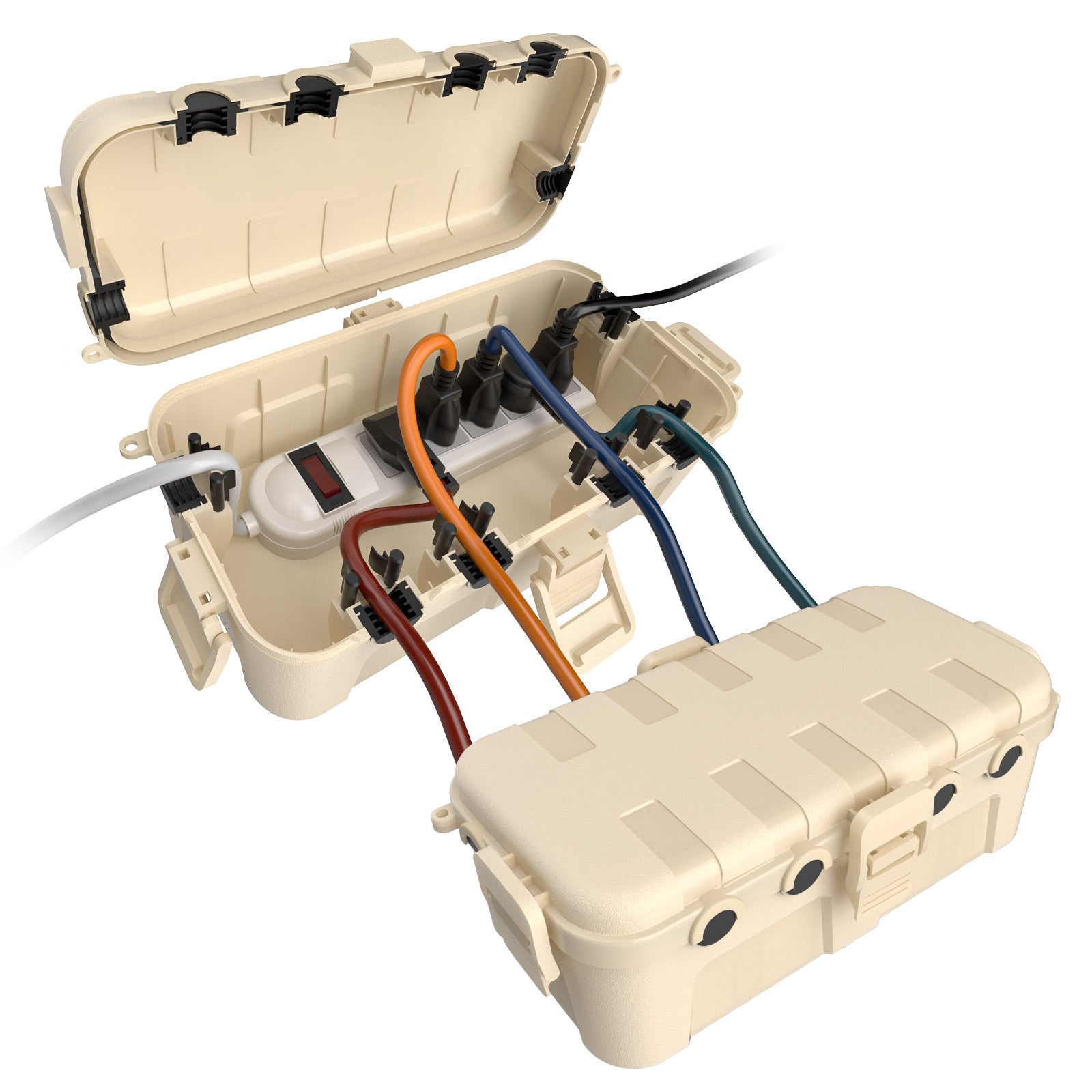 Flemoon IP54 Medium Outdoor Electrical Box (11.5x5.2x4 inch)