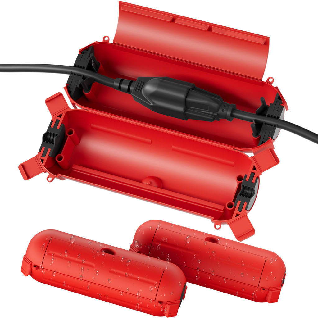 Flemoon [3 Pack] Outdoor Extension Cord Safety Cover with Waterproof Seal