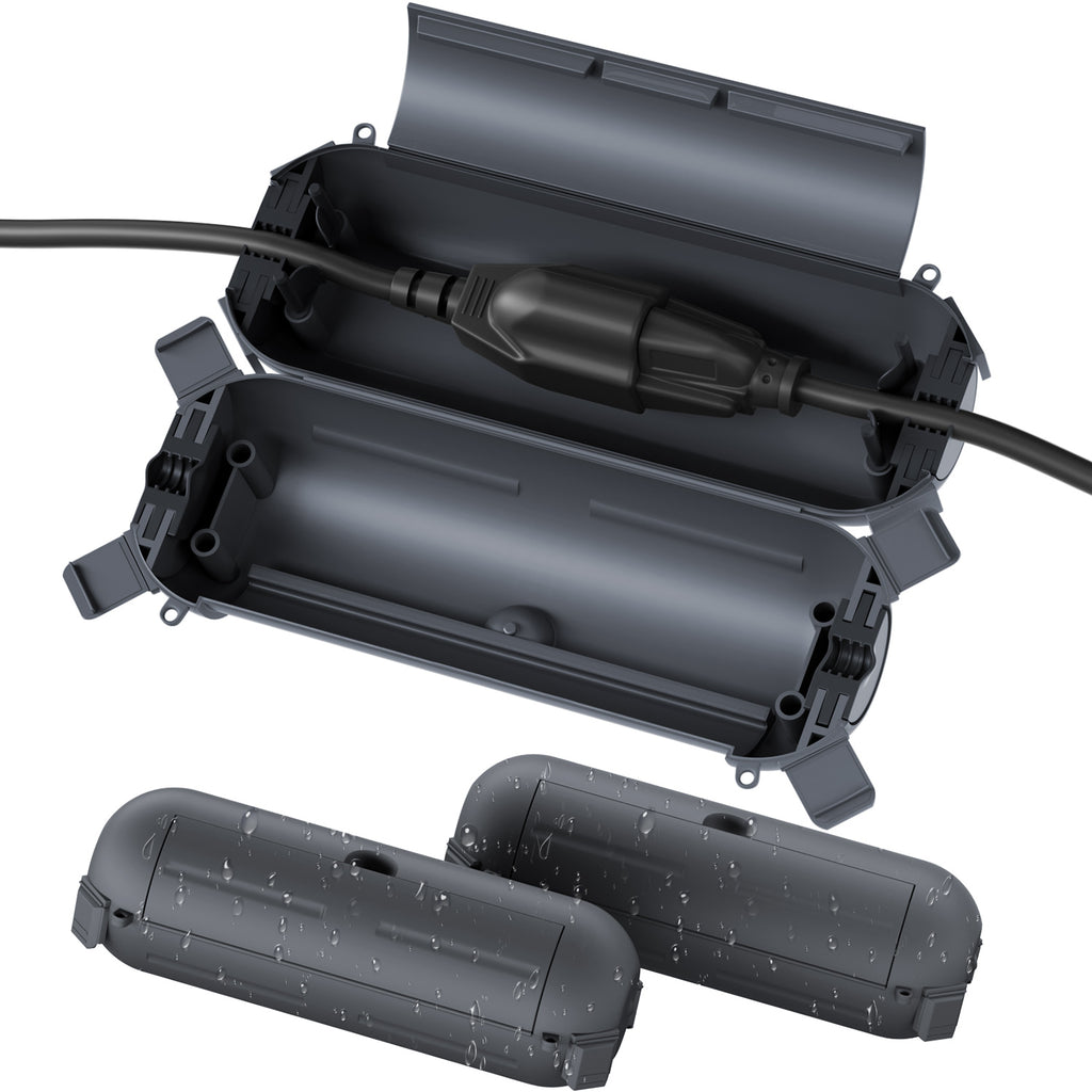 Flemoon [3 Pack] Outdoor Extension Cord Safety Cover with Waterproof Seal