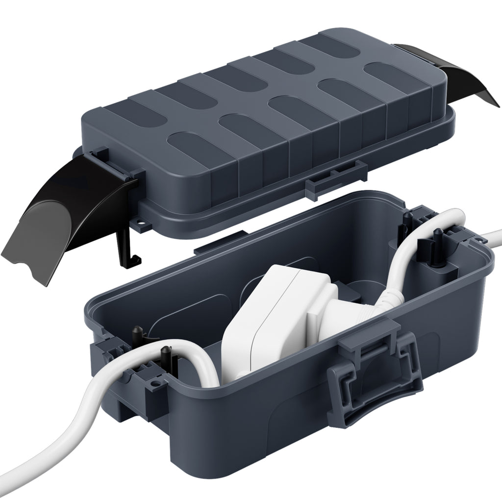 Flemoon IP55 Small Outdoor Electrical Box Waterproof (Inner 5.9 x 3.2 x 1.8inch)