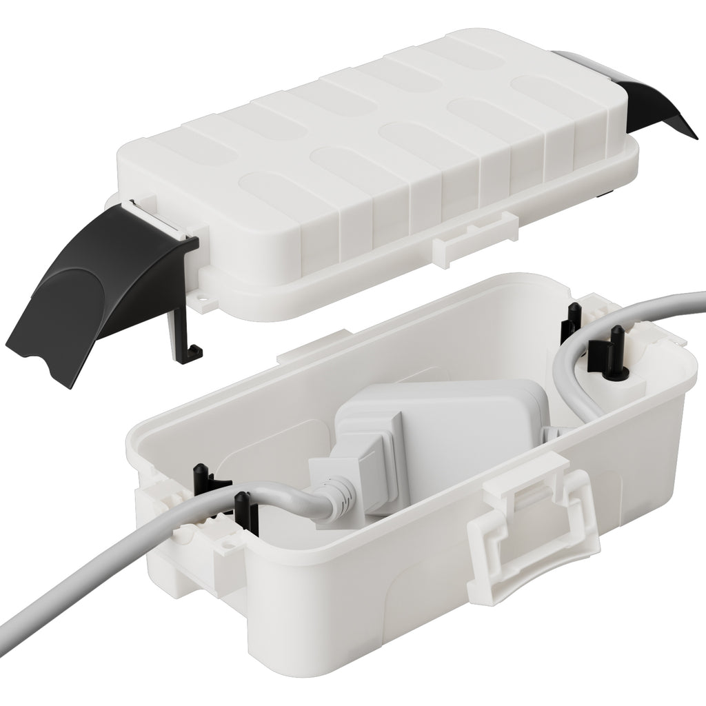 Flemoon IP55 Small Outdoor Electrical Box Waterproof (Inner 5.9 x 3.2 x 1.8inch)