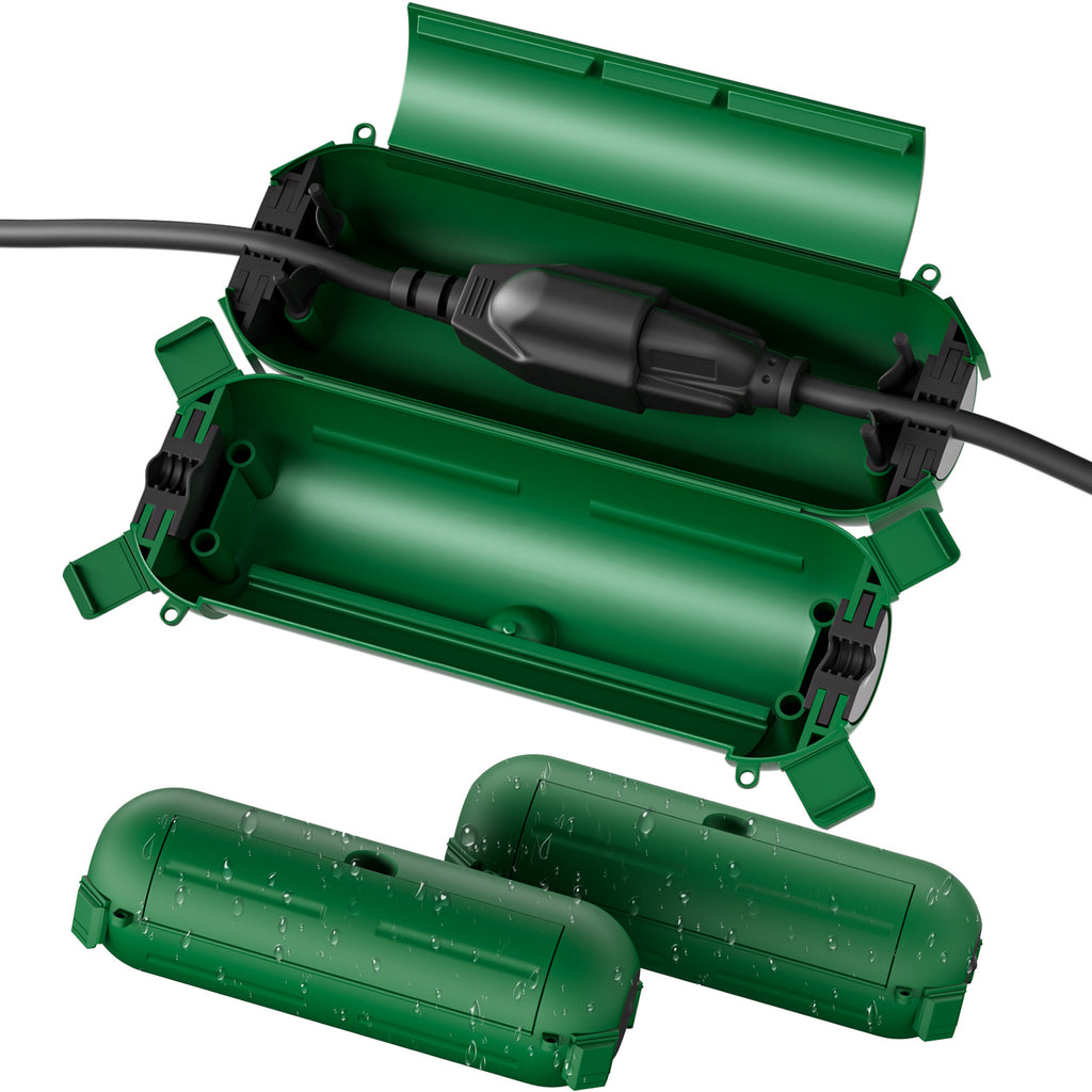 Flemoon [3 Pack] Outdoor Extension Cord Safety Cover with Waterproof Seal