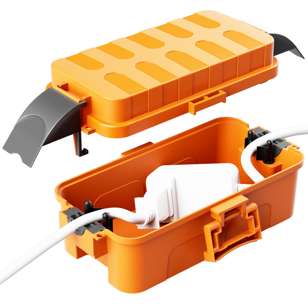 Flemoon IP55 Small Outdoor Electrical Box Waterproof (Inner 5.9 x 3.2 x 1.8inch)