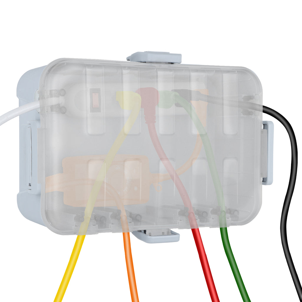 Flemoon IP54 Large Outdoor Electrical Box (12.5 x 8.5 x 5 inch)