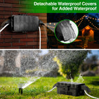 Flemoon IP55 Small Outdoor Electrical Box Waterproof (Inner 5.9 x 3.2 x 1.8inch)