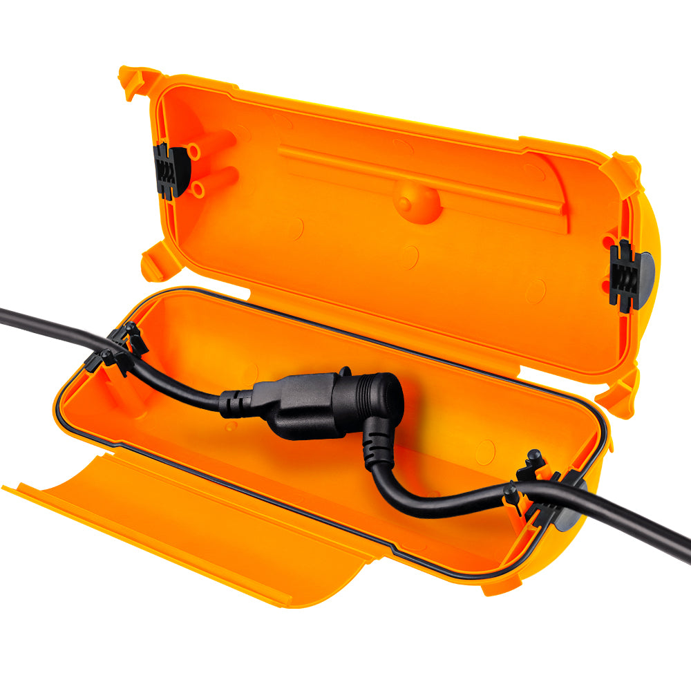 Flemoon Outdoor Extension Cord Safety Cover with Waterproof Protector Seal