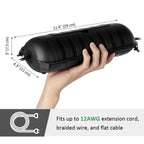 Flemoon Outdoor Extension Cord Safety Cover with Waterproof Protector Seal