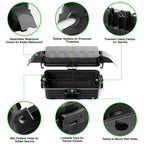 Flemoon IP55 Small Outdoor Electrical Box Waterproof (Inner 5.9 x 3.2 x 1.8inch)