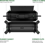 Flemoon 4-Piece Outdoor Waterproof Electrical Box Set – 12.5" x 8.5" x 5" Large Electrical Box & 3 pcs 7.1" x 2.3" x 2.3" Extension Cord Covers