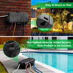 Flemoon 2-Piece Outdoor Waterproof Electrical Box Set – 11.5" x 5.2" x 4" Medium & 8.1" x 4.9" x 3.1" Small Weatherproof Electrical Boxes