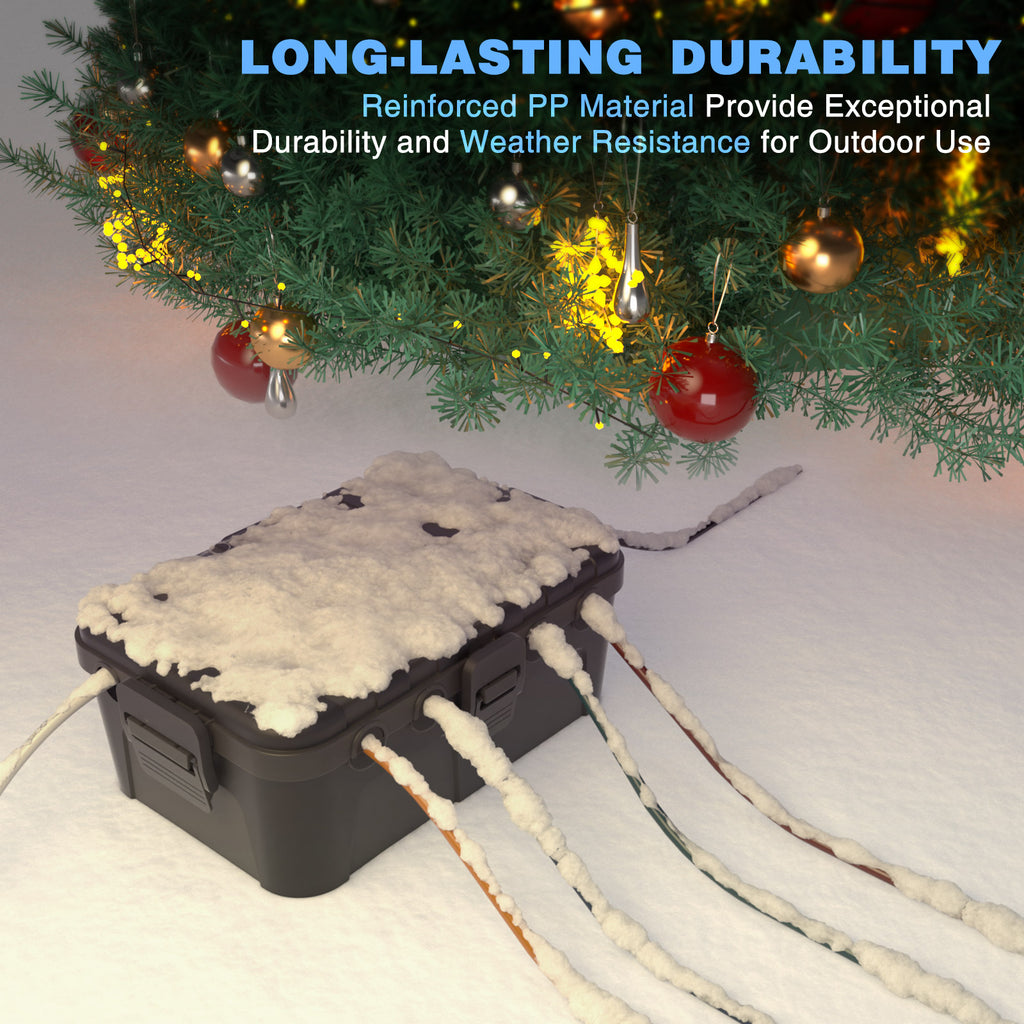 Flemoon IP54 Large Outdoor Electrical Box (12.5 x 8.5 x 5 inch)