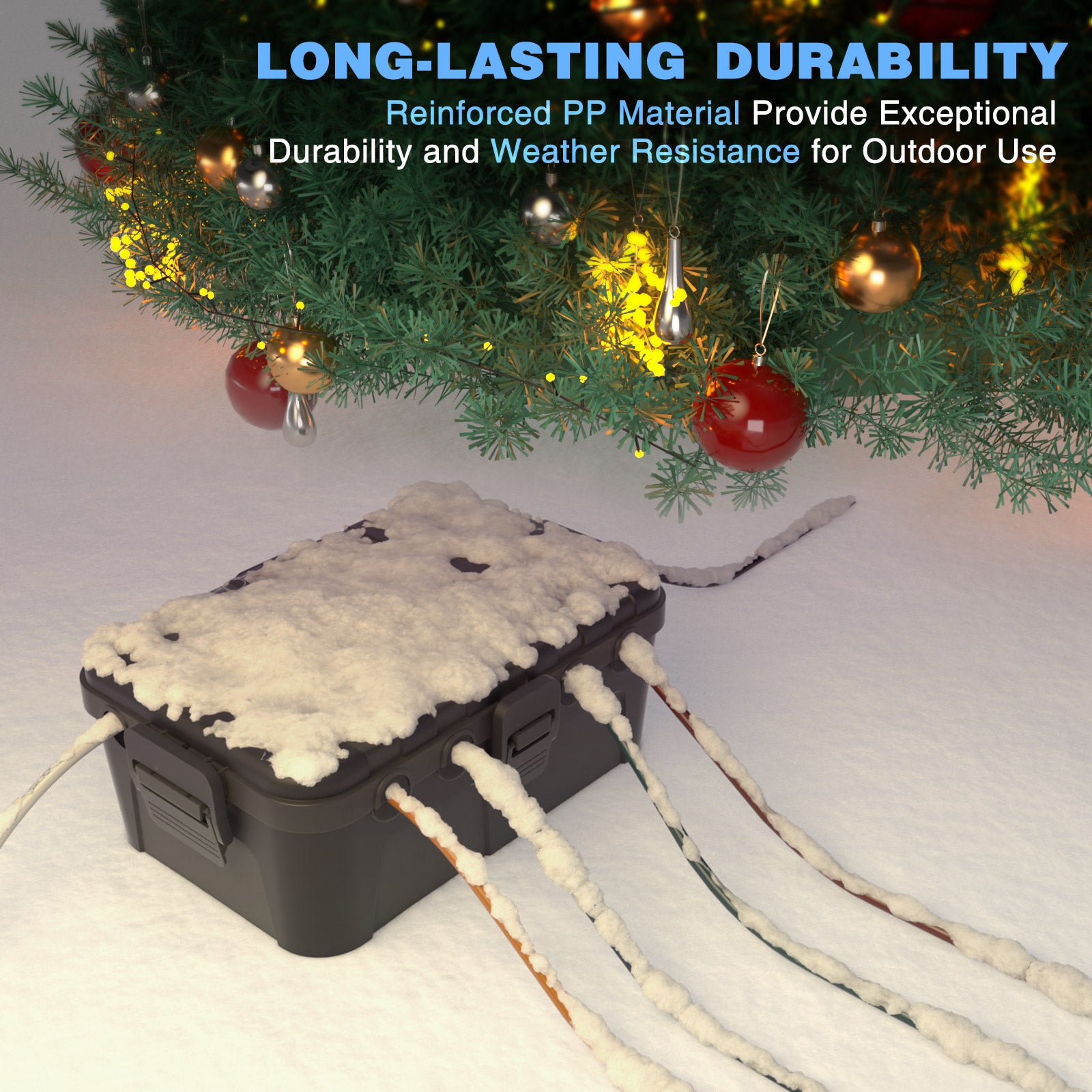 Flemoon IP54 Large Outdoor Electrical Box (12.5 x 8.5 x 5 inch)