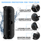 Flemoon [3 Pack] Outdoor Extension Cord Safety Cover with Waterproof Seal