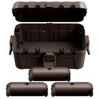 Flemoon 4-Piece Outdoor Waterproof Electrical Box Set – 12.5" x 8.5" x 5" Large Electrical Box & 3 pcs 7.1" x 2.3" x 2.3" Extension Cord Covers