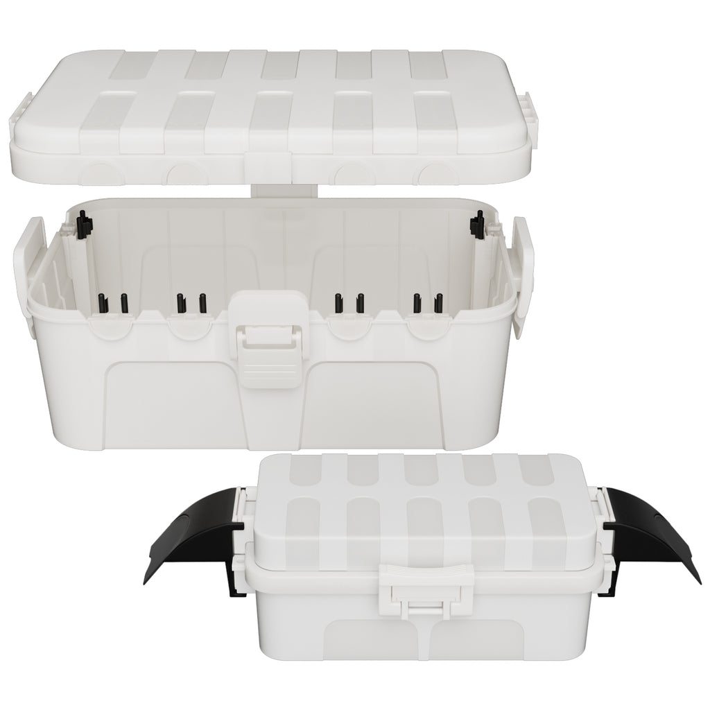 Flemoon 2-Piece Outdoor Waterproof Electrical Box Set – 12.5" x 8.5" x 5" Large & 8.1" x 4.9" x 3.1" Small Weatherproof Electrical Boxes