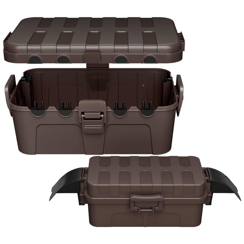 Flemoon 2-Piece Outdoor Waterproof Electrical Box Set – 12.5" x 8.5" x 5" Large & 8.1" x 4.9" x 3.1" Small Weatherproof Electrical Boxes