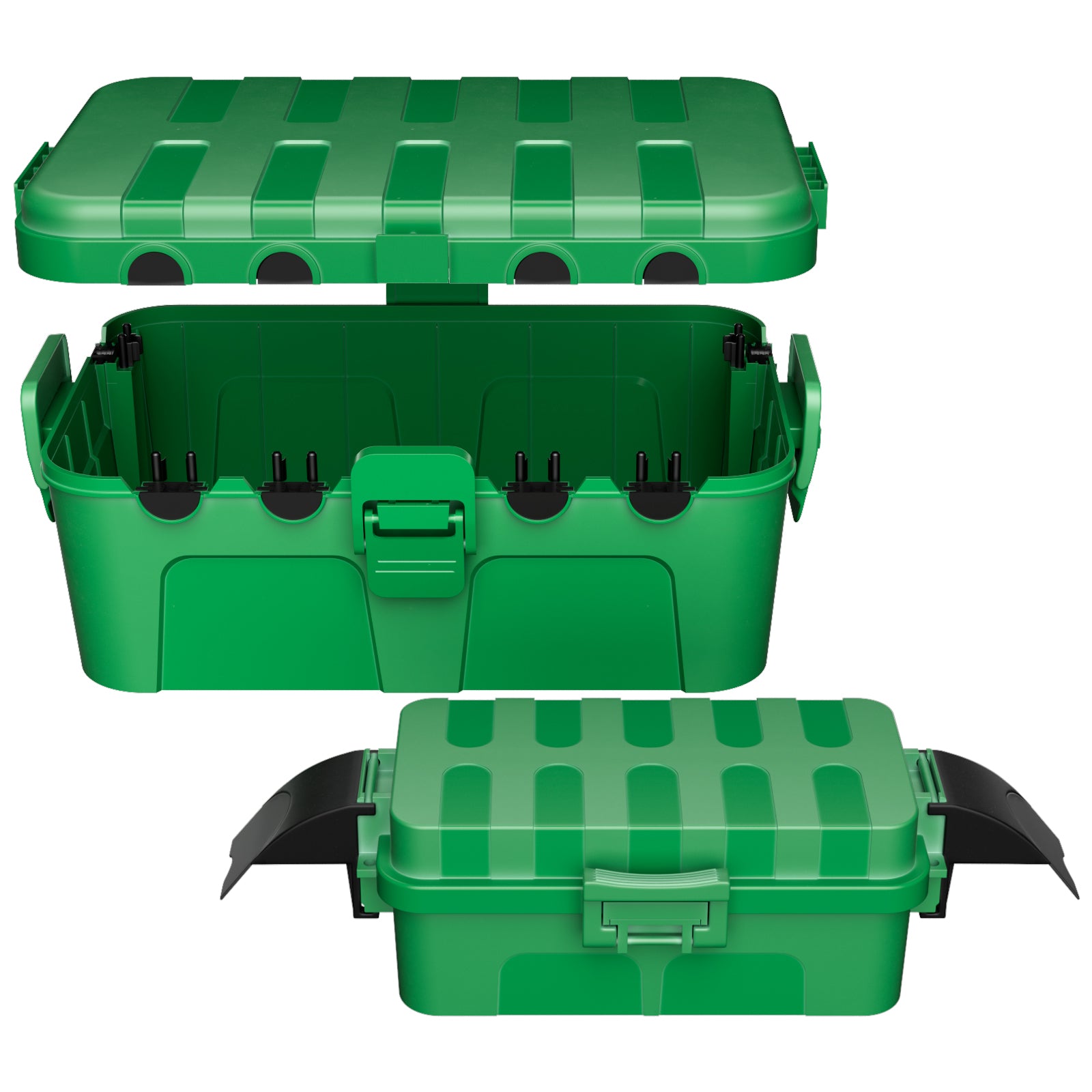 Flemoon 2-Piece Outdoor Waterproof Electrical Box Set – 12.5" x 8.5" x 5" Large & 8.1" x 4.9" x 3.1" Small Weatherproof Electrical Boxes