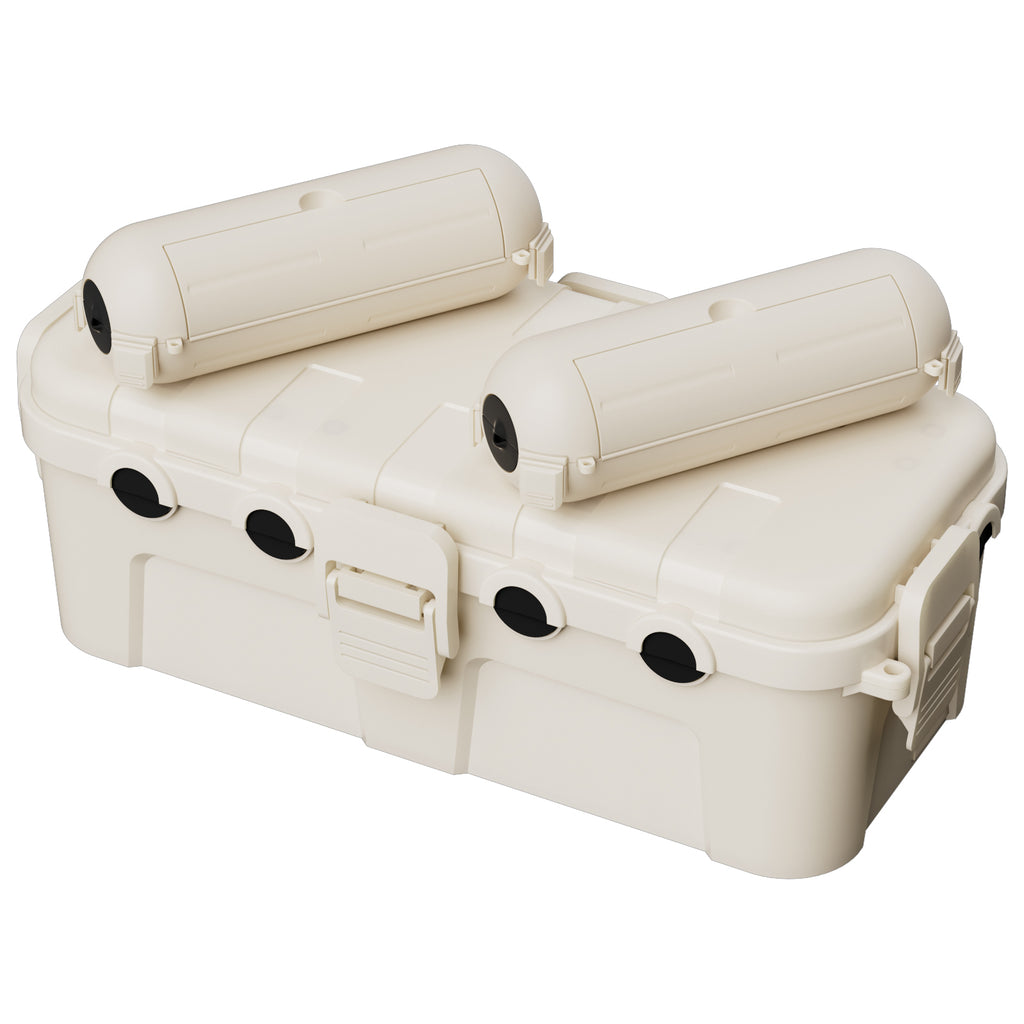 Flemoon 3-Piece Outdoor Waterproof Electrical Box Set – 11.5" x 5.2" x 4" Medium Electrical Box & 2 pcs 7.1" x 2.3" x 2.3" Extension Cord Covers