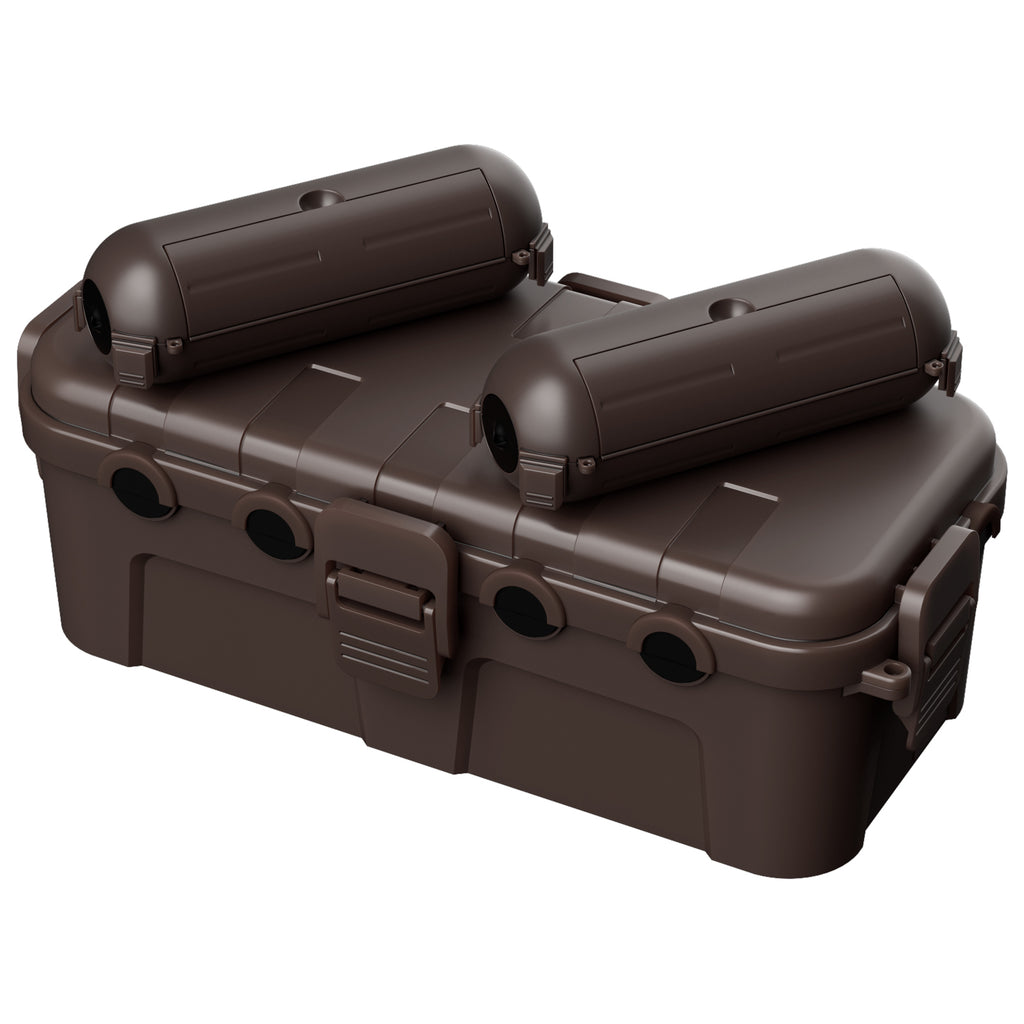 Flemoon 3-Piece Outdoor Waterproof Electrical Box Set – 11.5" x 5.2" x 4" Medium Electrical Box & 2 pcs 7.1" x 2.3" x 2.3" Extension Cord Covers