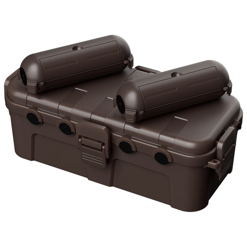 Flemoon 3-Piece Outdoor Waterproof Electrical Box Set – 11.5" x 5.2" x 4" Medium Electrical Box & 2 pcs 7.1" x 2.3" x 2.3" Extension Cord Covers