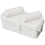 Flemoon 3-Piece Outdoor Waterproof Electrical Box Set – 11.5" x 5.2" x 4" Medium Electrical Box & 2 pcs 7.1" x 2.3" x 2.3" Extension Cord Covers