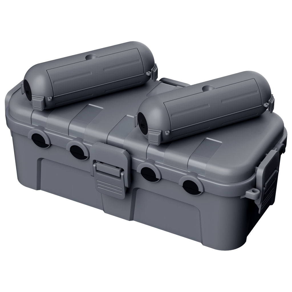 Flemoon 3-Piece Outdoor Waterproof Electrical Box Set – 11.5" x 5.2" x 4" Medium Electrical Box & 2 pcs 7.1" x 2.3" x 2.3" Extension Cord Covers