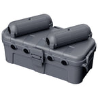 Flemoon 3-Piece Outdoor Waterproof Electrical Box Set – 11.5" x 5.2" x 4" Medium Electrical Box & 2 pcs 7.1" x 2.3" x 2.3" Extension Cord Covers