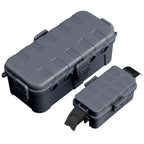 Flemoon 2-Piece Outdoor Waterproof Electrical Box Set – 11.5" x 5.2" x 4" Medium & 8.1" x 4.9" x 3.1" Small Weatherproof Electrical Boxes