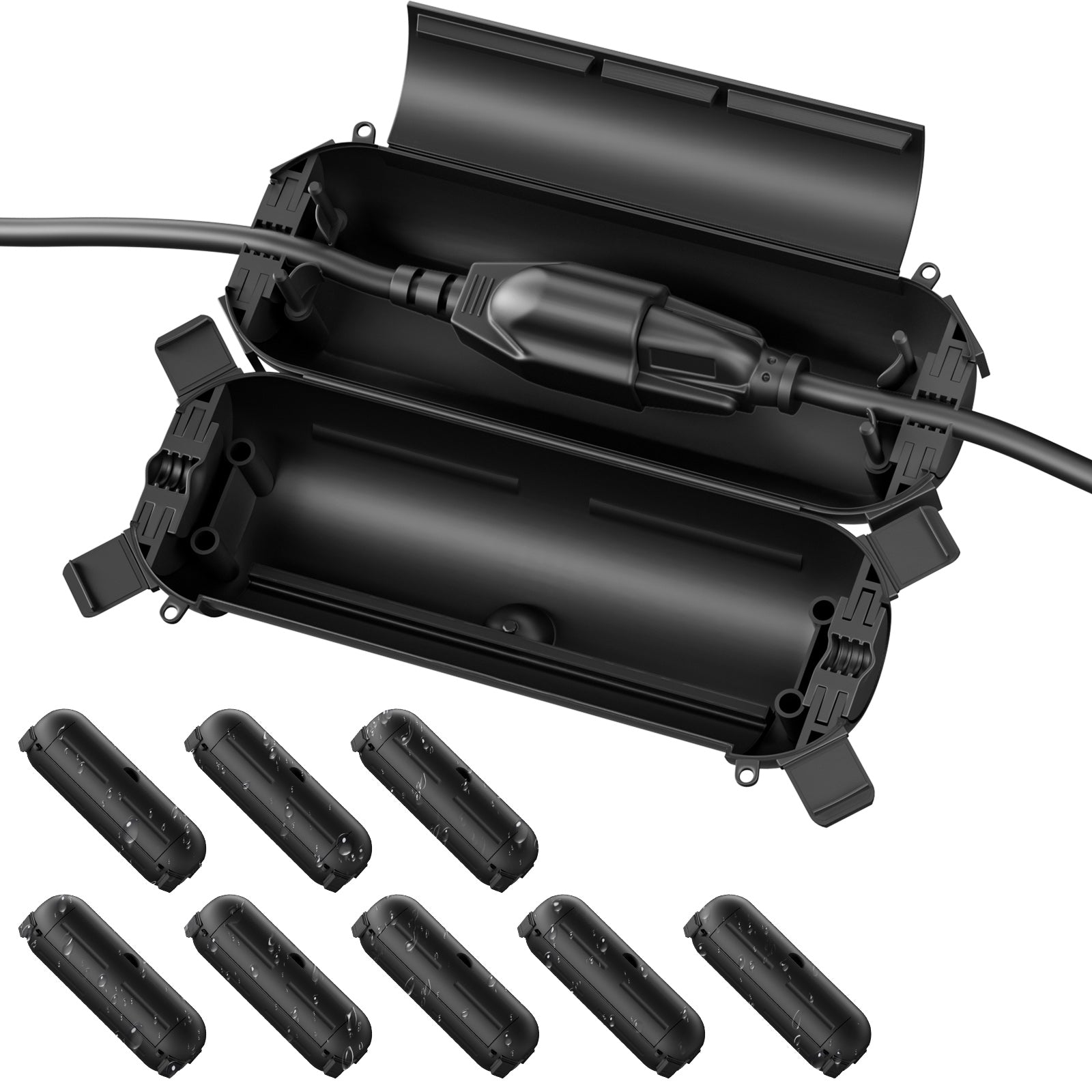 Flemoon [3 Pack] Outdoor Extension Cord Safety Cover with Waterproof Seal