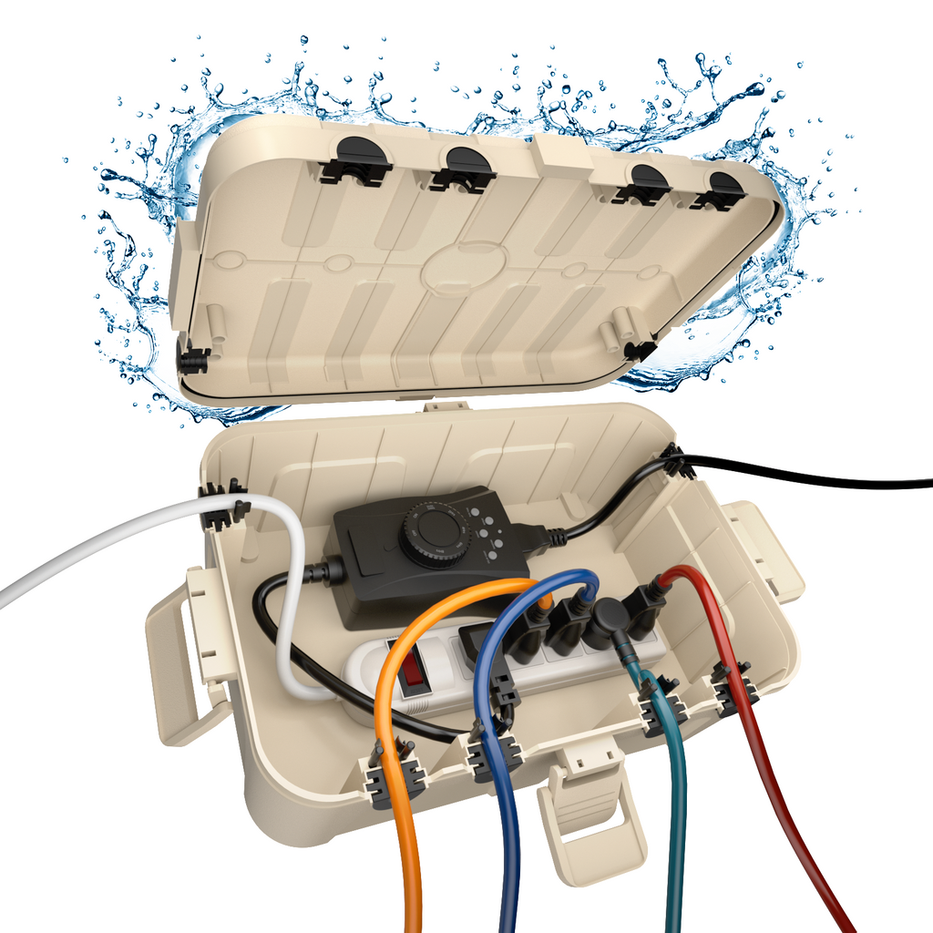 Flemoon IP54 Large Outdoor Electrical Box (12.5 x 8.5 x 5 inch)