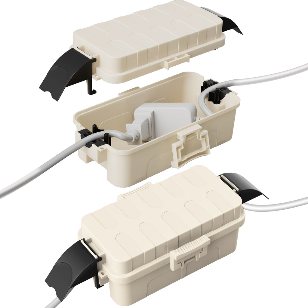 Flemoon IP55 Small Outdoor Electrical Box Waterproof (Inner 5.9 x 3.2 x 1.8inch)