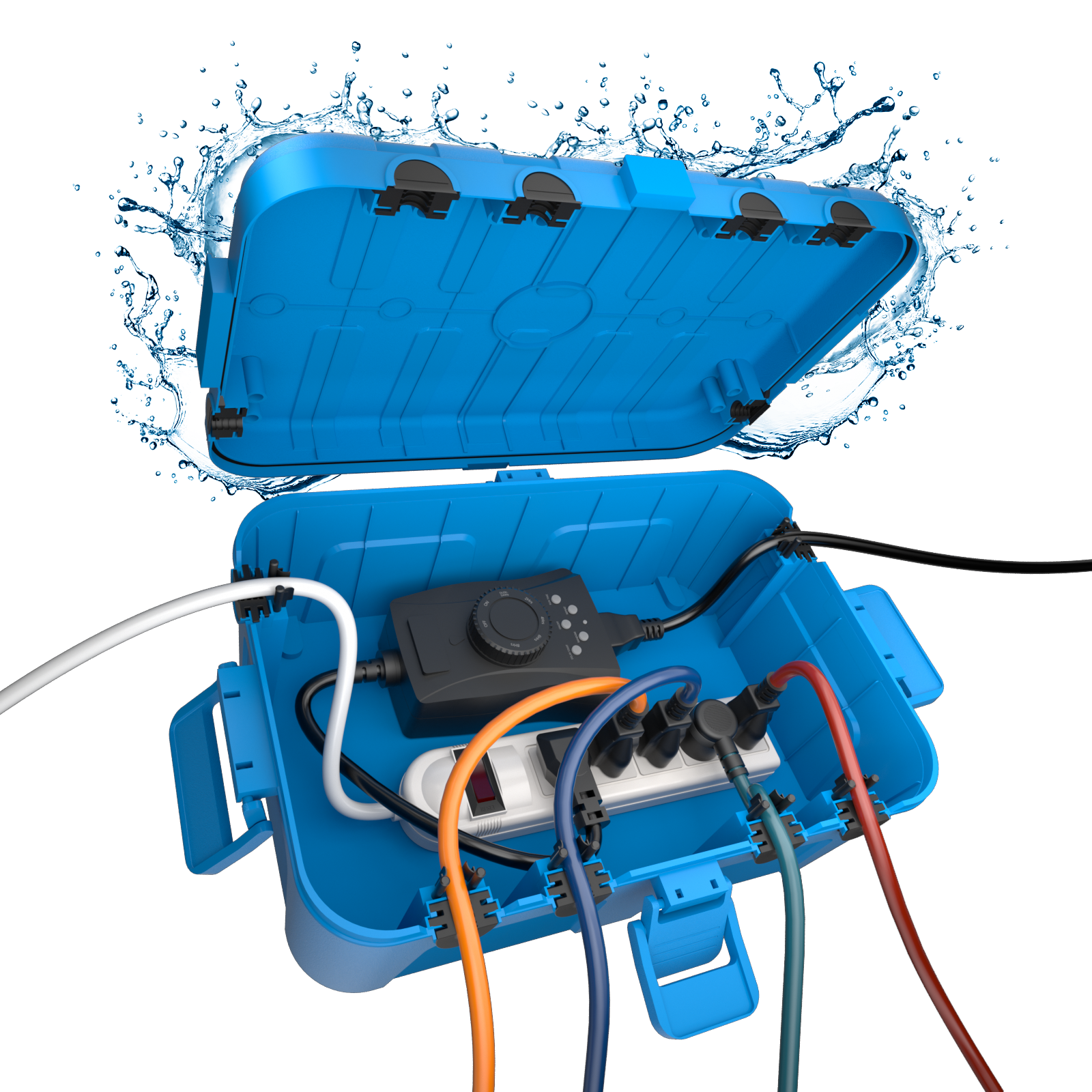 Flemoon IP54 Large Outdoor Electrical Box (12.5 x 8.5 x 5 inch)