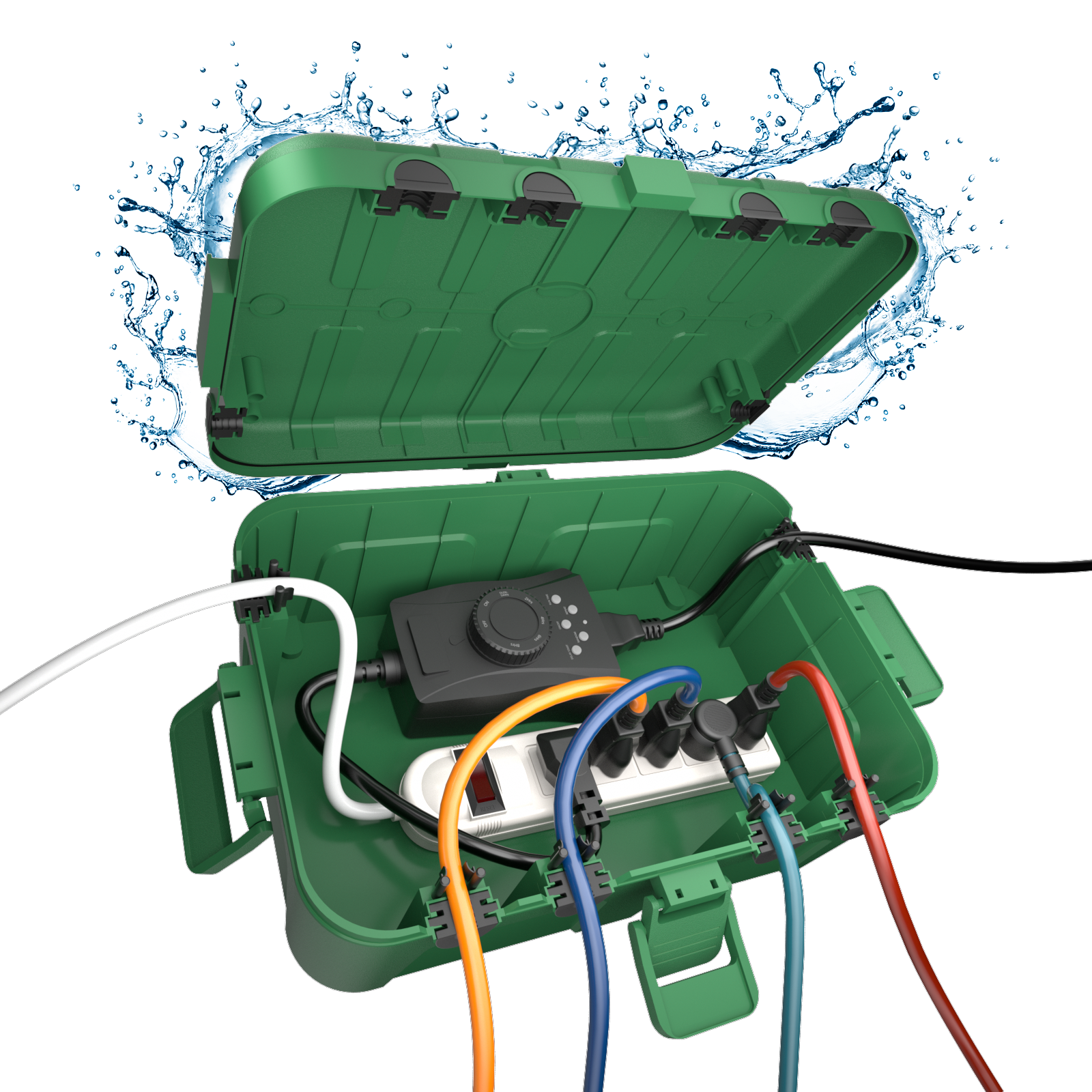 Flemoon IP54 Large Outdoor Electrical Box (12.5 x 8.5 x 5 inch)