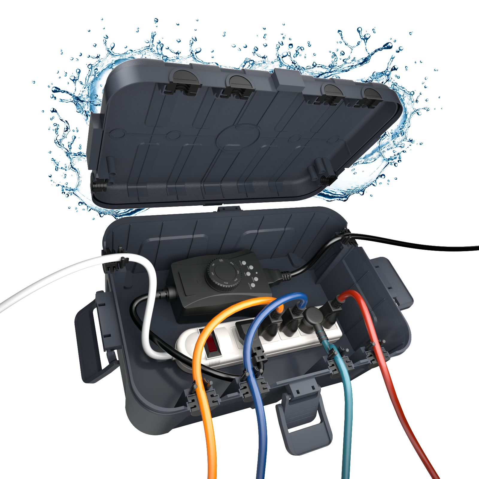 Flemoon IP54 Large Outdoor Electrical Box (12.5 x 8.5 x 5 inch)