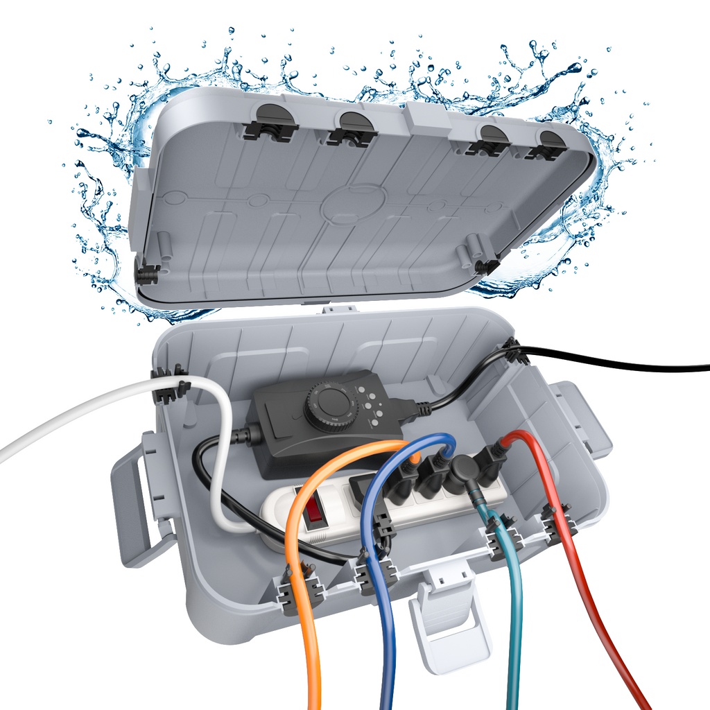 Flemoon IP54 Large Outdoor Electrical Box (12.5 x 8.5 x 5 inch)
