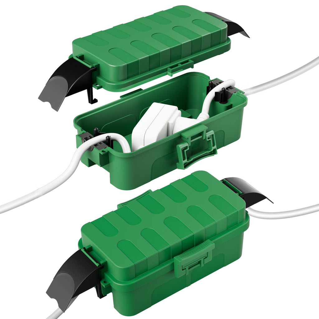 Flemoon IP55 Small Outdoor Electrical Box Waterproof (Inner 5.9 x 3.2 x 1.8inch)