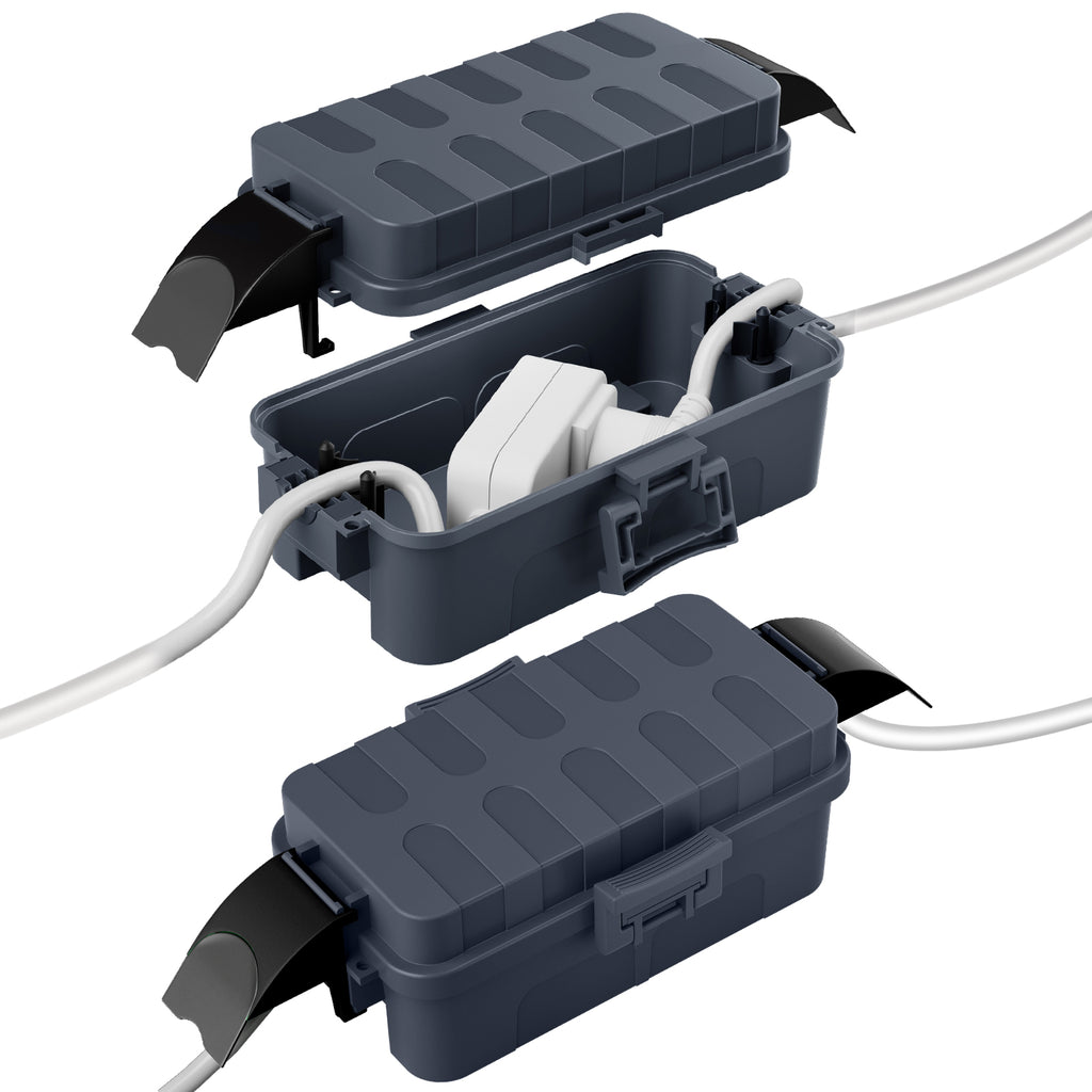 Flemoon IP55 Small Outdoor Electrical Box Waterproof (Inner 5.9 x 3.2 x 1.8inch)