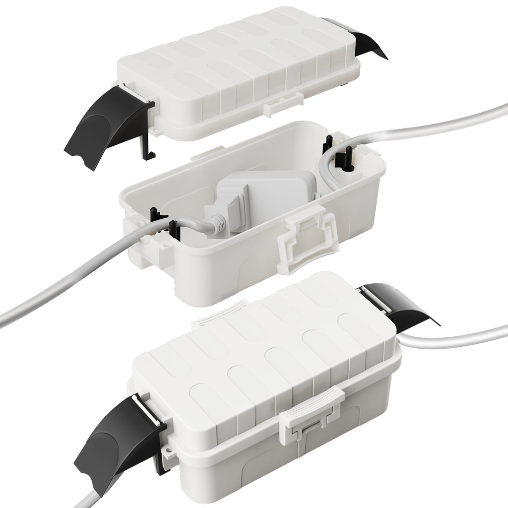 Flemoon IP55 Small Outdoor Electrical Box Waterproof (Inner 5.9 x 3.2 x 1.8inch)