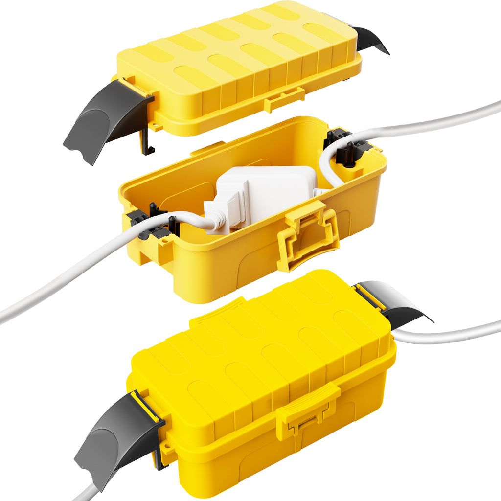 Flemoon IP55 Small Outdoor Electrical Box Waterproof (Inner 5.9 x 3.2 x 1.8inch)